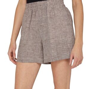 Anine Bing Taupe Checkered Women's Shorts